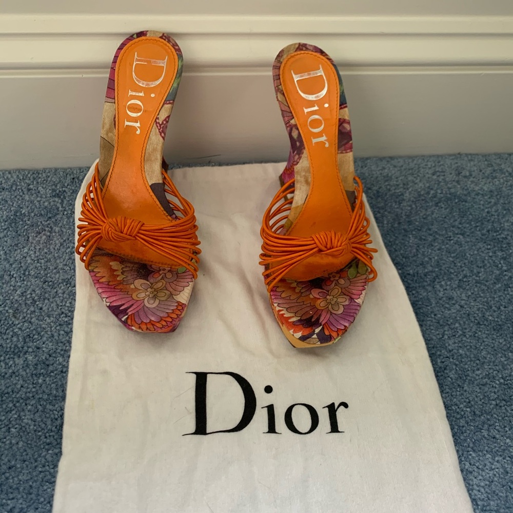 Authentic Dior Wedges in Good Condition